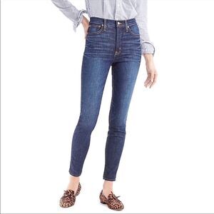 NwOT J crew 10 inch high rise Blue Skinny jeans DenimSize 26